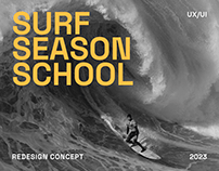 Redesign website of the Surf school