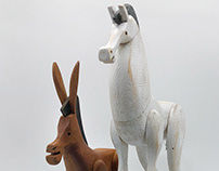 El caballo y el burro / The horse and the donkey
