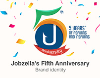 Jobzella's Fifth Anniversary - Logo
