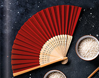 Collage design for japanese menu