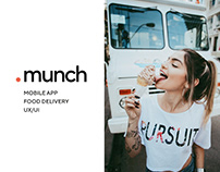 Munch. food delivery app.