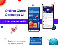 Online Class UI Concept