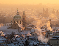 Winter beauty of Prague