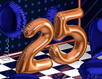 25 Design | Logo 3D Animation