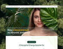 Website for Chlorophyll Energy Booster Supplement