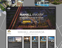 MahallAnkara Landing Page Web Design