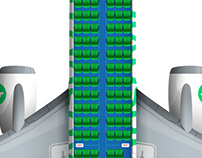 Transavia airplane seat maps