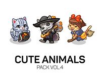 Cute Animals - Spine animations pack vol.4