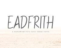 Eadfrith Handwirtten Sans Serif Font