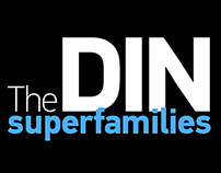 The DIN typeface superfamilies
