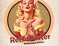 RetroPoster - Photoshop Action