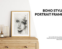 Boho Style Portrait Frame Set