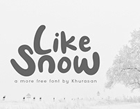 Like Snow Display Font