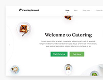 Catering Demand Website Design & Dashboard Design