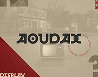 AOUDAX | Free Sans Serif Display Typeface