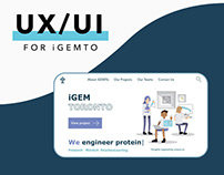 WEB UX/UI for iGEM Toronto