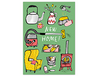 NEW HOME! A5 card