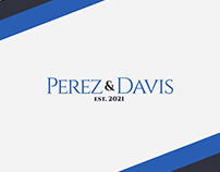Perez & Davis - Civil Litigation Lawyer Brand Identity