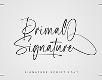 Primal Signature Script Font