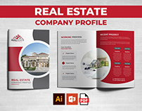 Real Estate Construction Brochure design template