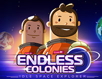 Endless Colonies - Idle Game - Design&illustration