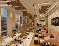 Beauty Center Interior Design In KSA