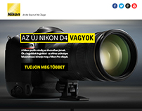Nikon D4 - Marketing Microsite (HU)