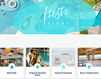 Fiesta Resort Landing Page