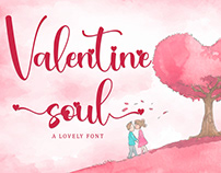 Valentine Soul - Modern Calligraphy