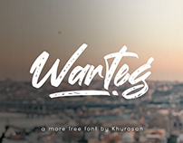 Warteg free font for commercial use