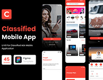 AdMart - Classified Ad Mobile App Figma Template