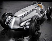 Electrical Retro Race Car Concept