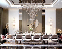 Luxury dining room design in kSA