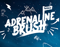 Adrenaline Brush Typeface
