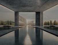 Architectural concrete of concept