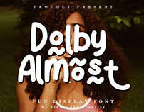 DOLBY ALMOST FUN DISPLAY FONT