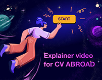 Explainer video for the CV Abroad website