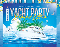 Yacht Party Flyer Template
