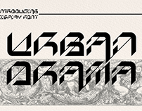 Free Font - Urban Drama - Futuristic Display Font