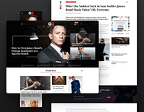 GQ Online Redesign Concept