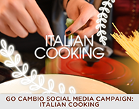 GoCambio - Online Video campaign: Italian Cooking
