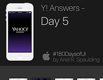 Day 5 - Yahoo Answers - #180DaysofUI