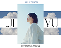 JIYU Oversize Clothing UI/UX design