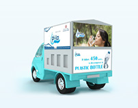 3d Visualization of Jeeto van, Execution