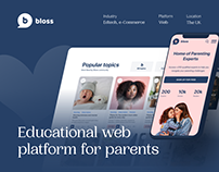 Branding and Web Design for Educational Platform Bloss