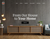 Home Interior Landing Page Template