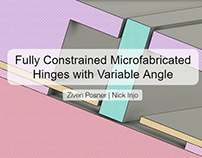 Microfabricated Fully Constrained Hinge