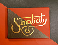 Simplicity, Fidelity & Integrity / Lettering Series
