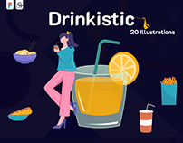Food and drink Illustration Pack - Drinkistic
