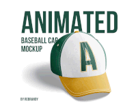 Baseball Cap Animated Mockup